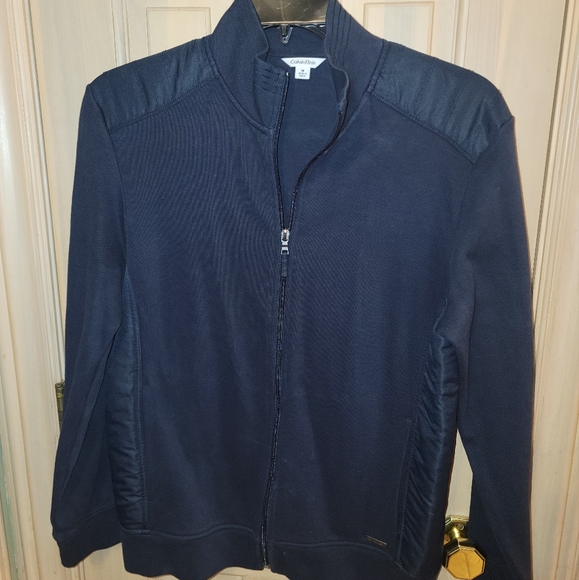 Calvin Klein Other - Mens sz M Calvin Klein Navy Blue Jacket EUC
